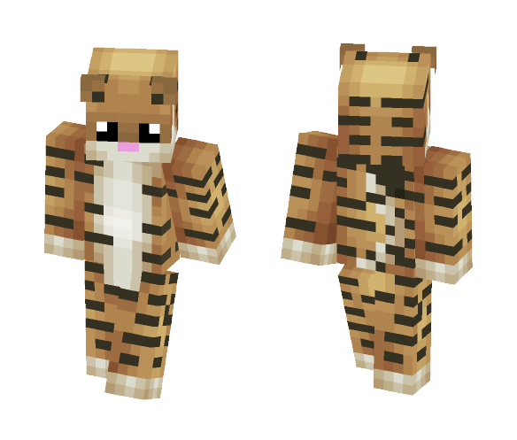 Cute brown tiger - Male Minecraft Skins - image 1