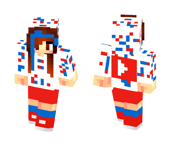 Forth Of July (for Dollastic) - Female Minecraft Skins - image 1