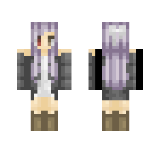 Purple Bot - Female Minecraft Skins - image 2