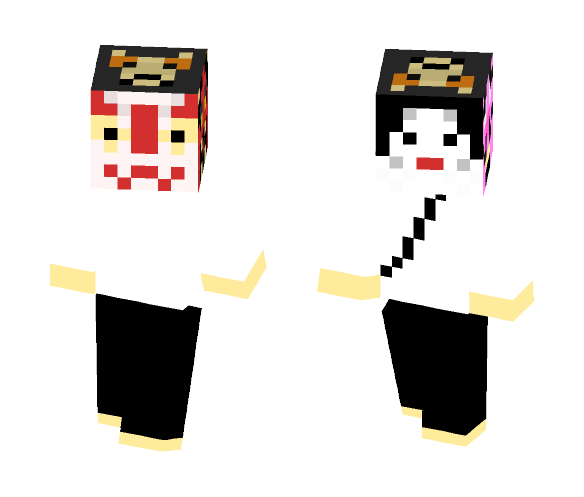 The Masks of Ancient Japan - Other Minecraft Skins - image 1