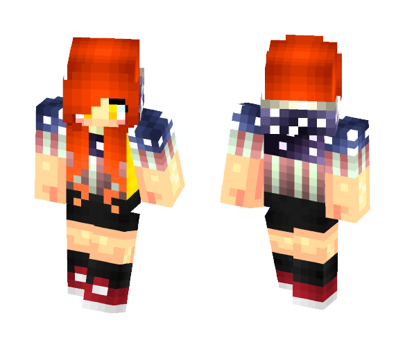 DollasticPlays 4th of july! - Female Minecraft Skins - image 1