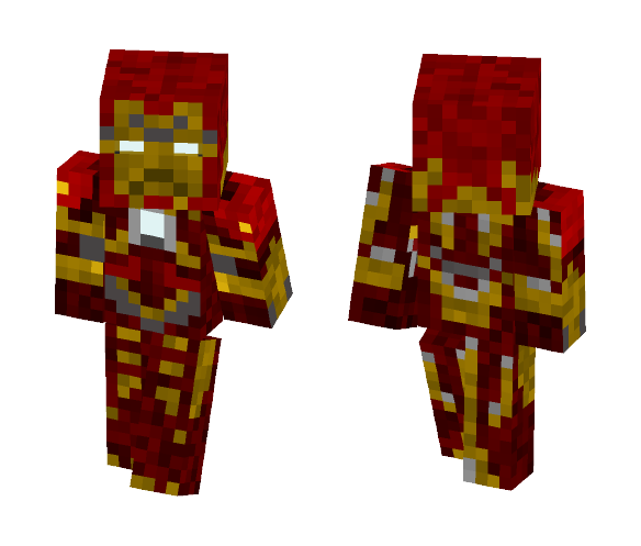 Iron man with hulkbuster armor - Comics Minecraft Skins - image 1