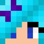 Purple Gradient Girl - Girl Minecraft Skins - image 3
