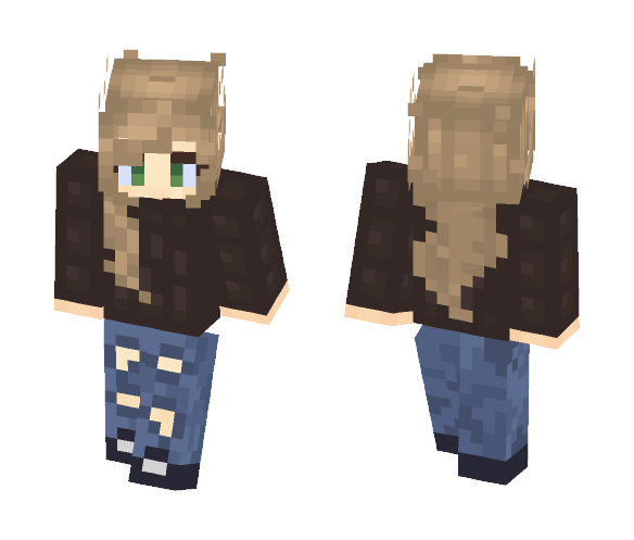 Girl with Woolly Jumper/Sweater - Girl Minecraft Skins - image 1