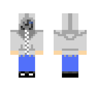 White Hoodie Corvo - Male Minecraft Skins - image 2