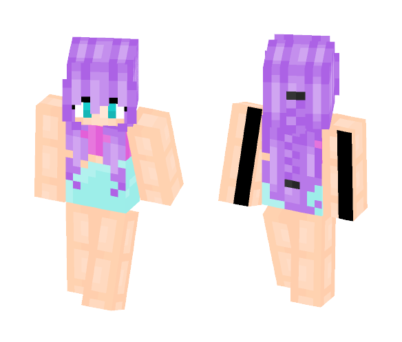 ★Nicole★ Grape Beach Girl - Girl Minecraft Skins - image 1