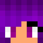 Purple Colored Hair Bikini Girl - Color Haired Girls Minecraft Skins - image 3
