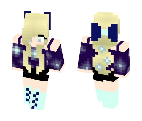 Galaxy girl - Girl Minecraft Skins - image 1