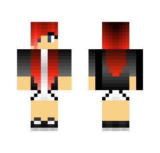 Girl Skin W/ Red Hair - Color Haired Girls Minecraft Skins - image 2