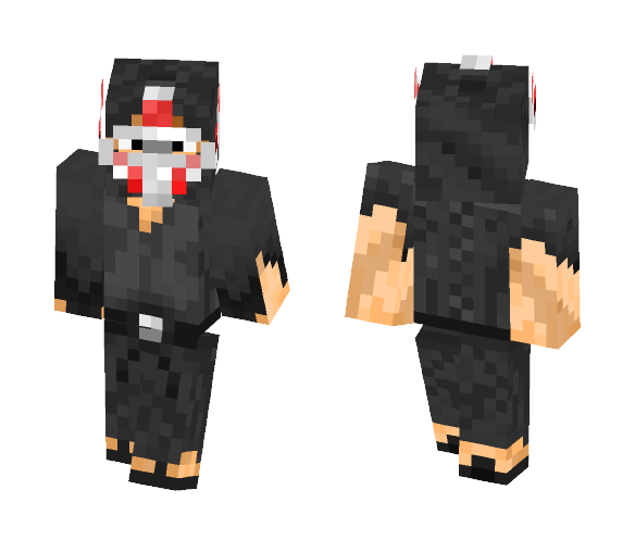 Kitsune Ninja (Fixed) - Male Minecraft Skins - image 1