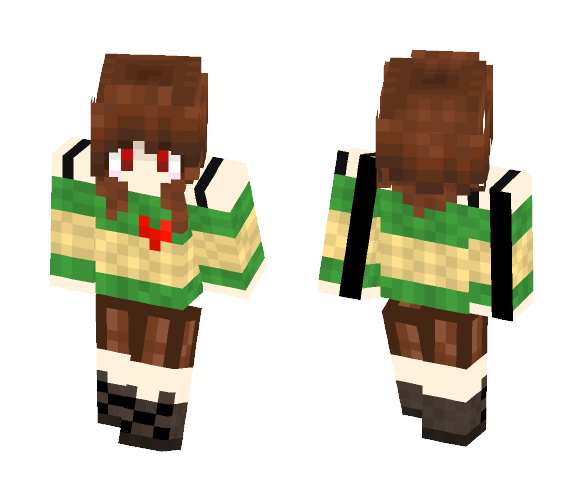 Chara Dreemurr (Undertale) - Female Minecraft Skins - image 1
