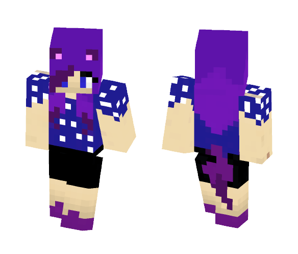 Jakky the Purple Fox - Female Minecraft Skins - image 1