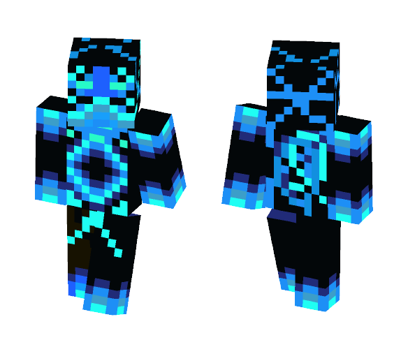 Blue warrior - Male Minecraft Skins - image 1