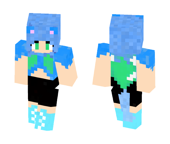 My first skin... :3- Hanna the Fox - Female Minecraft Skins - image 1