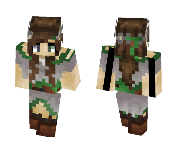 Woodland Elf - Female Minecraft Skins - image 1