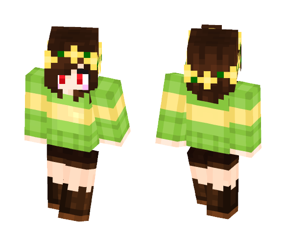 Chara (Undertale) - Female Minecraft Skins - image 1