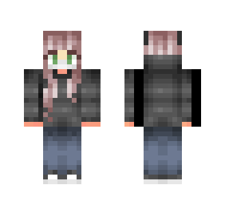 A Girl with Fox Ears - Girl Minecraft Skins - image 2
