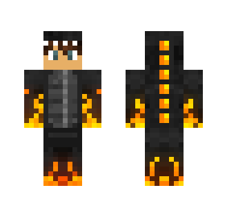 Fire Dino - Male Minecraft Skins - image 2