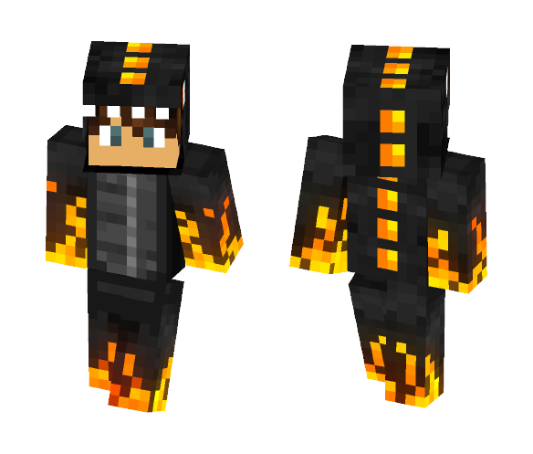 Fire Dino - Male Minecraft Skins - image 1