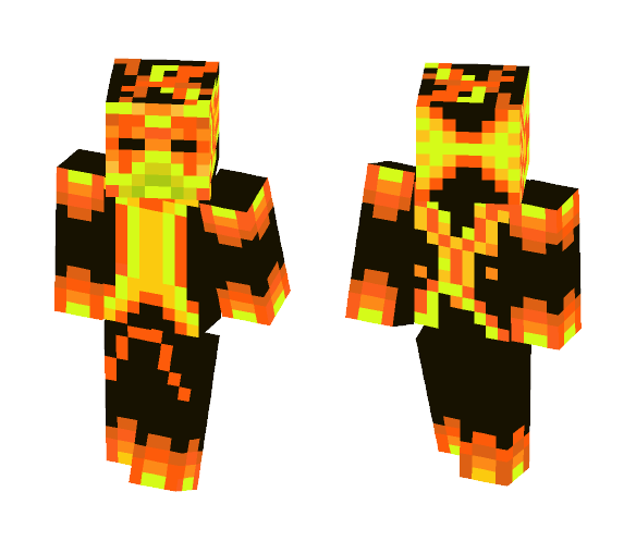 Flame warrior - Male Minecraft Skins - image 1