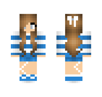 White N Blue Girl - Girl Minecraft Skins - image 2