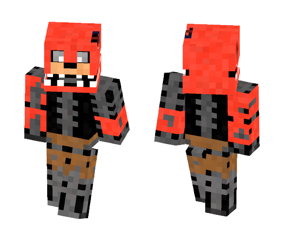 Ignited Foxy - Male Minecraft Skins - image 1