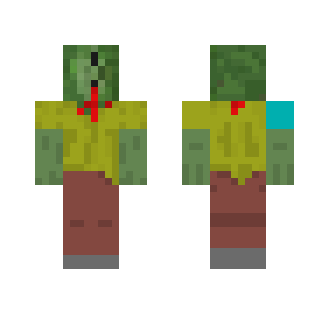 Zombie with two skins