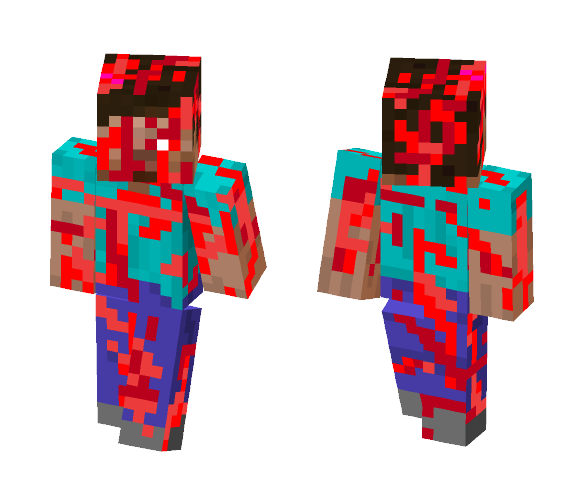 Hurted Herobrine - Herobrine Minecraft Skins - image 1