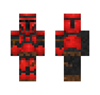 Red Mandalorian - Male Minecraft Skins - image 2