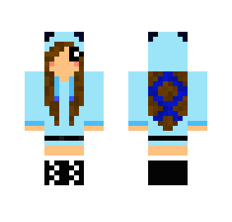 Blue Girl Outfit - Girl Minecraft Skins - image 2