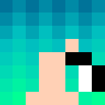 Bathing Suit Girl w/ mermaid hair - Color Haired Girls Minecraft Skins - image 3
