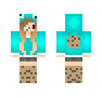 //BABY COOKiE MONSTER (ORiG) - Female Minecraft Skins - image 2