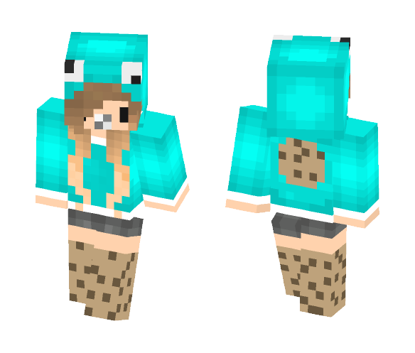 //BABY COOKiE MONSTER (ORiG) - Female Minecraft Skins - image 1
