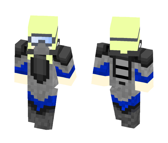 woman in wetsuit - Female Minecraft Skins - image 1