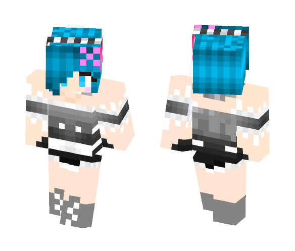 Rem of the Re:Zero - Female Minecraft Skins - image 1