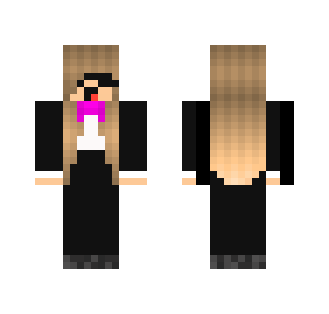 PinkTuxedoWoman ~Blonde~ - Female Minecraft Skins - image 2