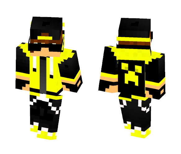 Yellow Teen - Male Minecraft Skins - image 1