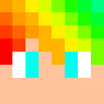 Rainbow hair - Male Minecraft Skins - image 3