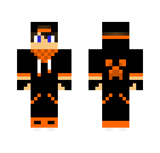 Orange Teen (with headphones) - Male Minecraft Skins - image 2