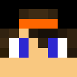 Orange Teen (with headphones) - Male Minecraft Skins - image 3