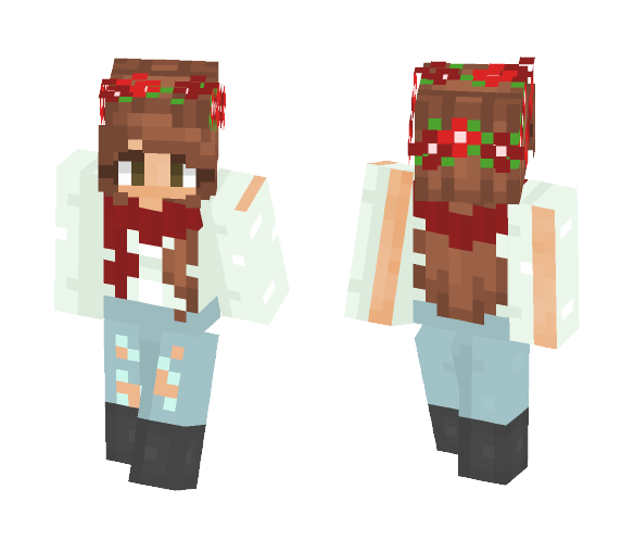 Scarf- Requested | Fixed - Female Minecraft Skins - image 1