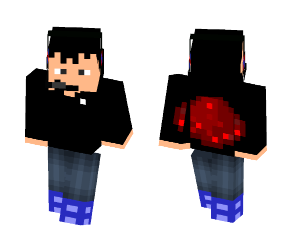 black redstone 2 - Male Minecraft Skins - image 1
