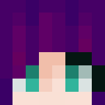 Purple and Cyan - Female Minecraft Skins - image 3
