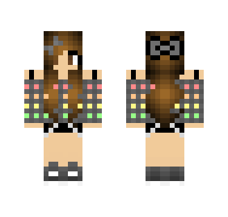 Girl with a bow - Girl Minecraft Skins - image 2