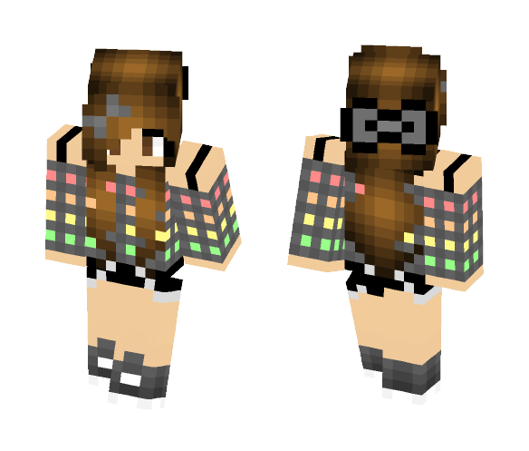 Girl with a bow - Girl Minecraft Skins - image 1