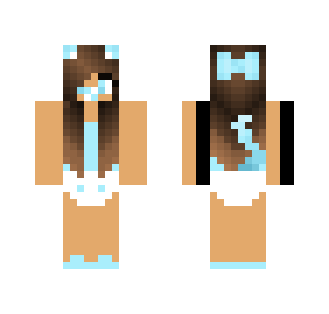 Blue Baby ~Brunette~ - Baby Minecraft Skins - image 2