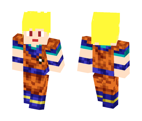 GOKU CRAFT - Male Minecraft Skins - image 1