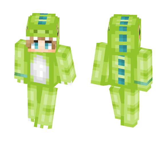 Lemon Dino Boy - Boy Minecraft Skins - image 1