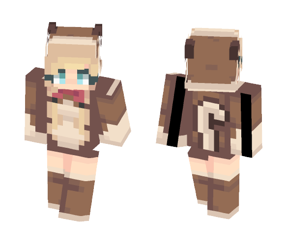 ƁℓυєAηgєℓ ~ WOOF - Female Minecraft Skins - image 1