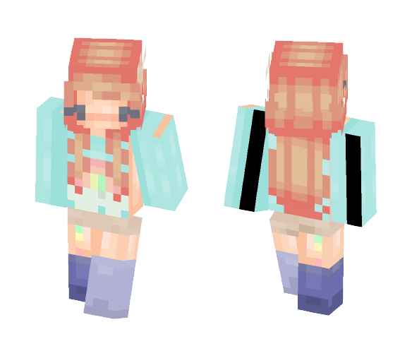 . * Peach-Pie . * - Female Minecraft Skins - image 1